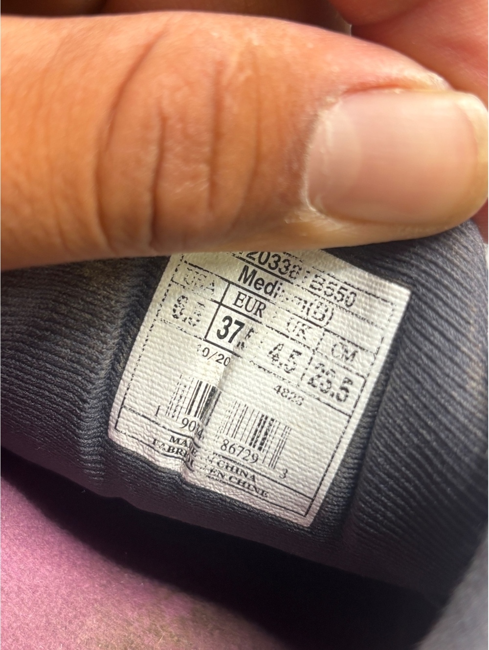 Brooks ghost 13 purple grey - Picture 6 of 6